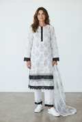 3 Piece Stitched Lawn Shirt