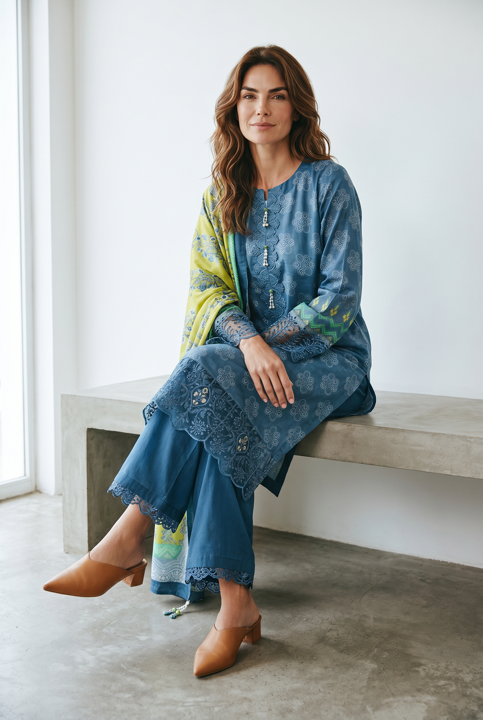 3 Piece Digital Printed Lawn Suit
