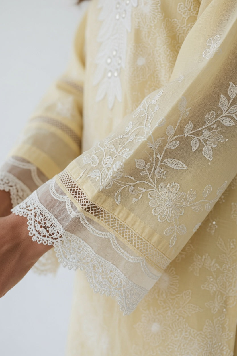 3 Piece Stitched Lawn Suit